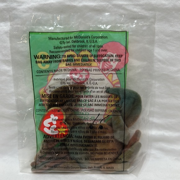 McDonald’s Ty beanie babies, Claude the Crab - Picture 2 of 2